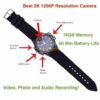 2k Watch camera Hidden Spy Watch Camera Audio Recording motion detection 32GB - Image 3