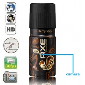 2K HD 32GB Axe Perfume Bottle Camera Remote Control On/Off And Motion ...